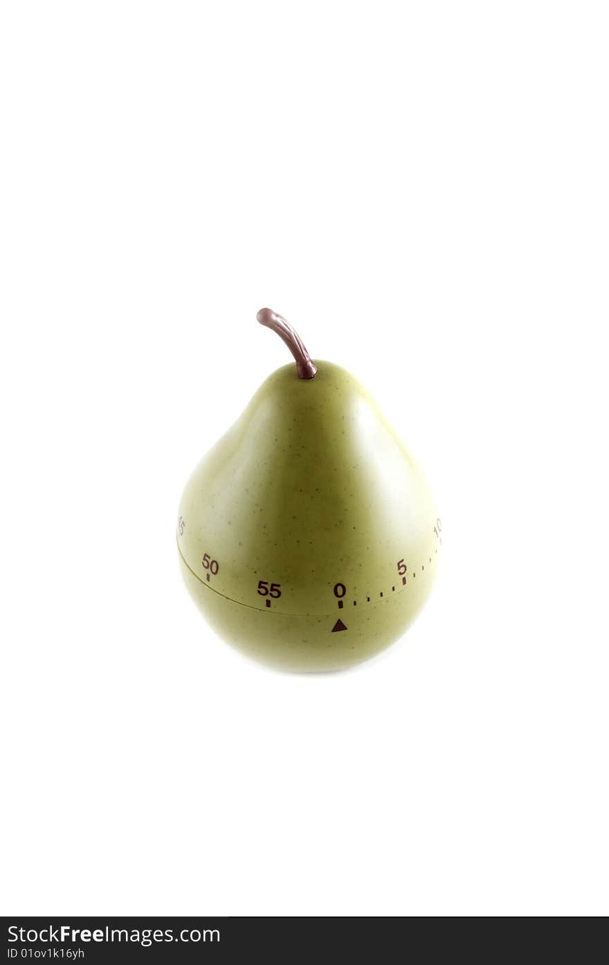 Fitness pear isolated on a white background