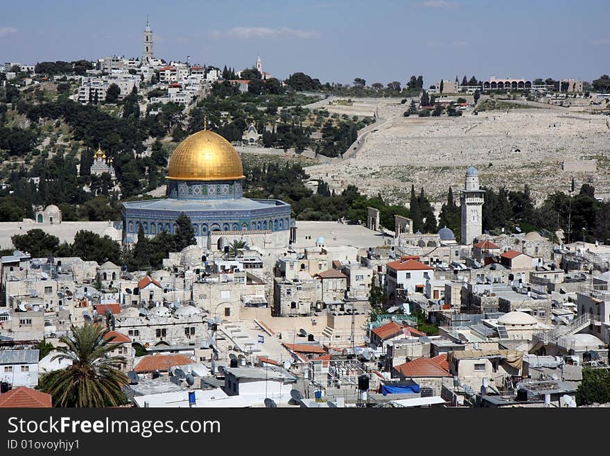 Temple mount in Jerusalem