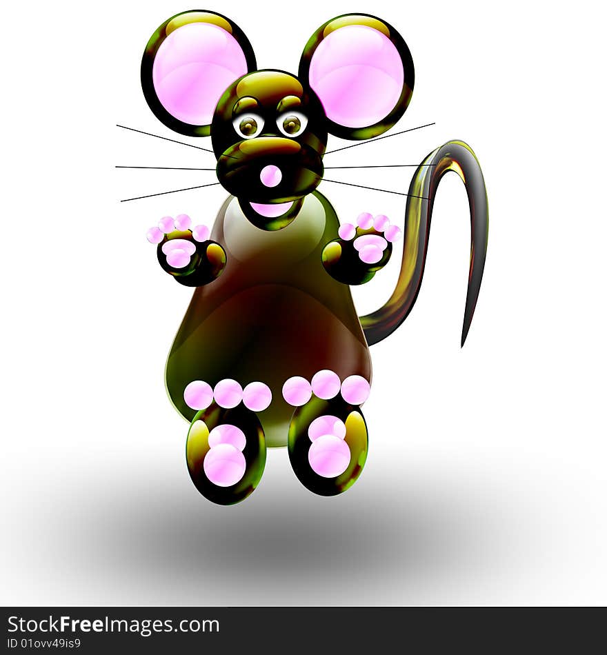 An illustration of a mouse