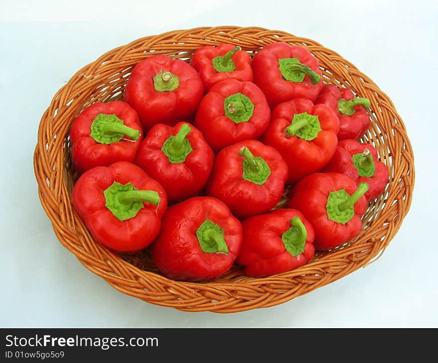 Red Capsicum Background