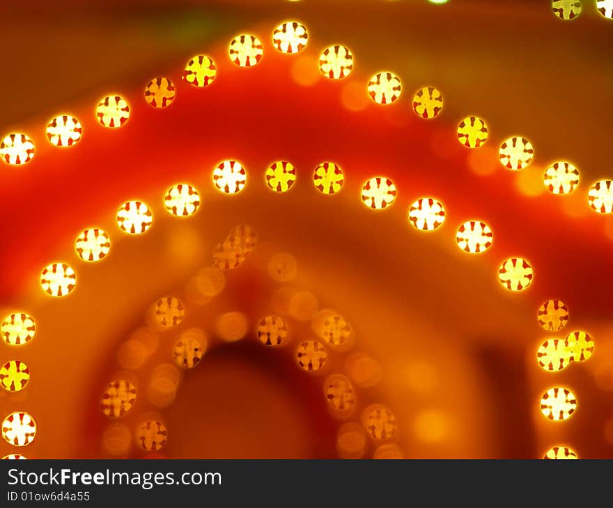 A background of designer shiny lights. A background of designer shiny lights