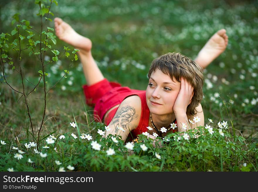 Resting On The Grass