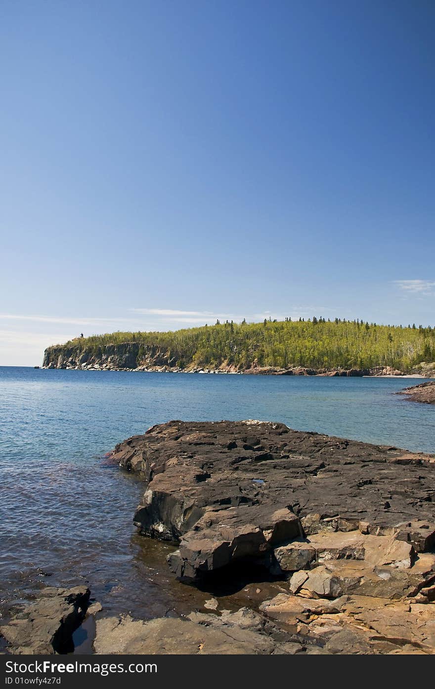 Lake superior shoreline