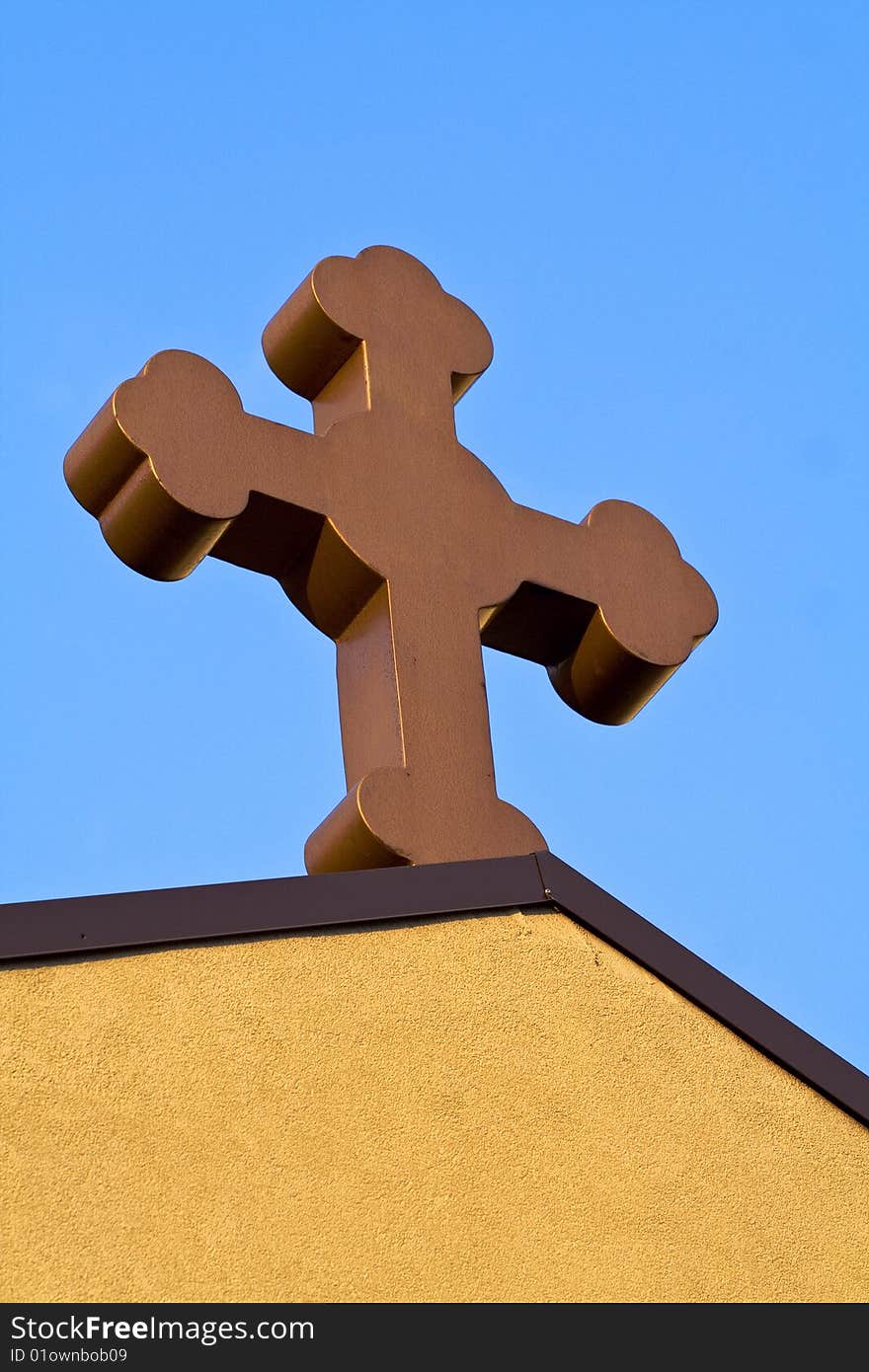 Photo of the orthodox church cross