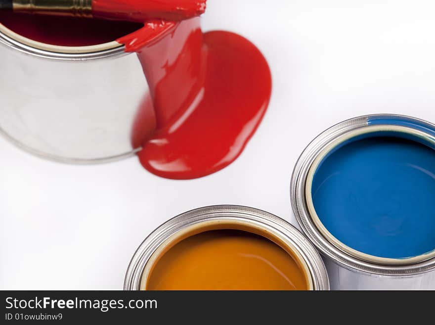 Deep Colors Of Paint