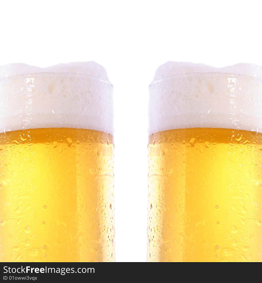 Two Beer Glasses