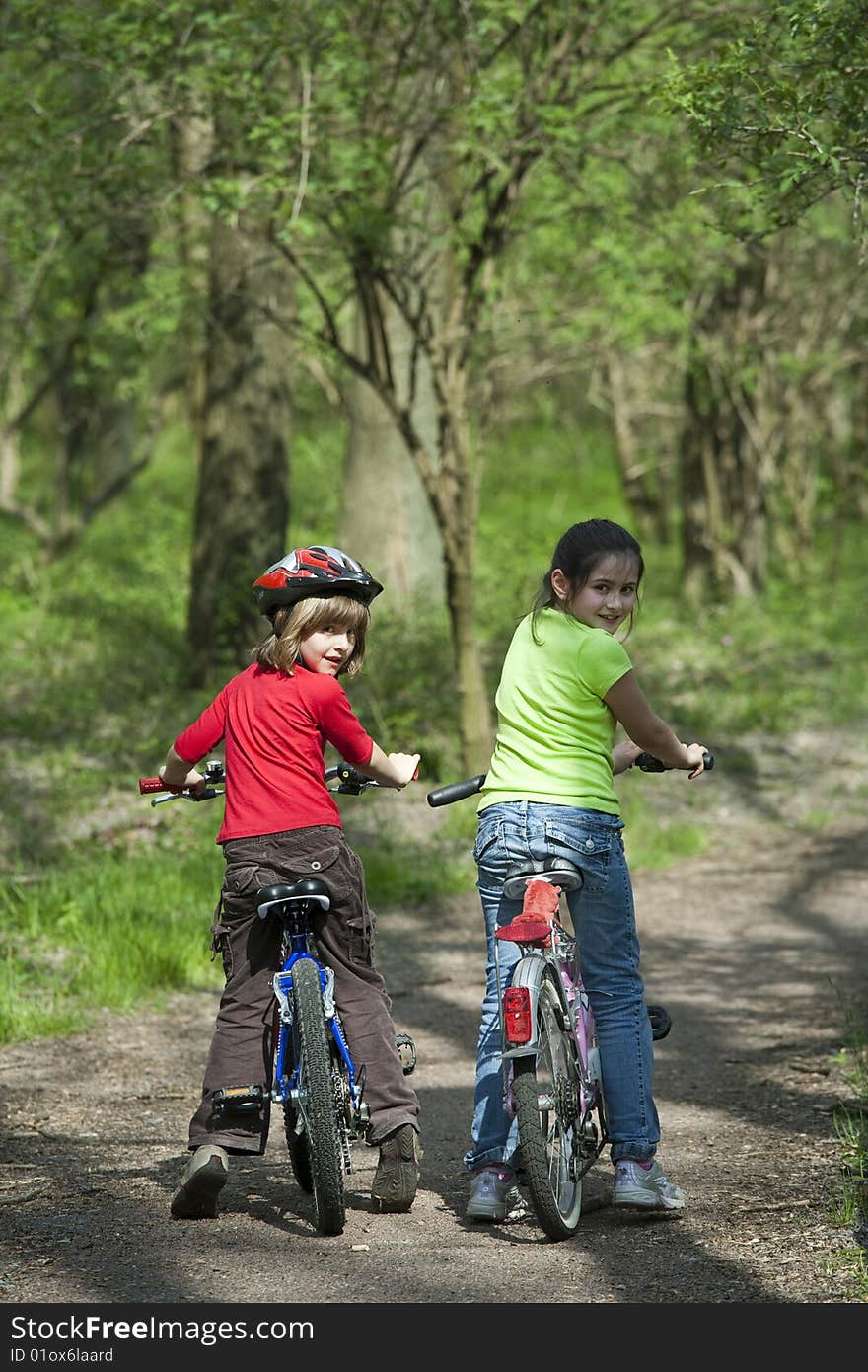 Young bikers