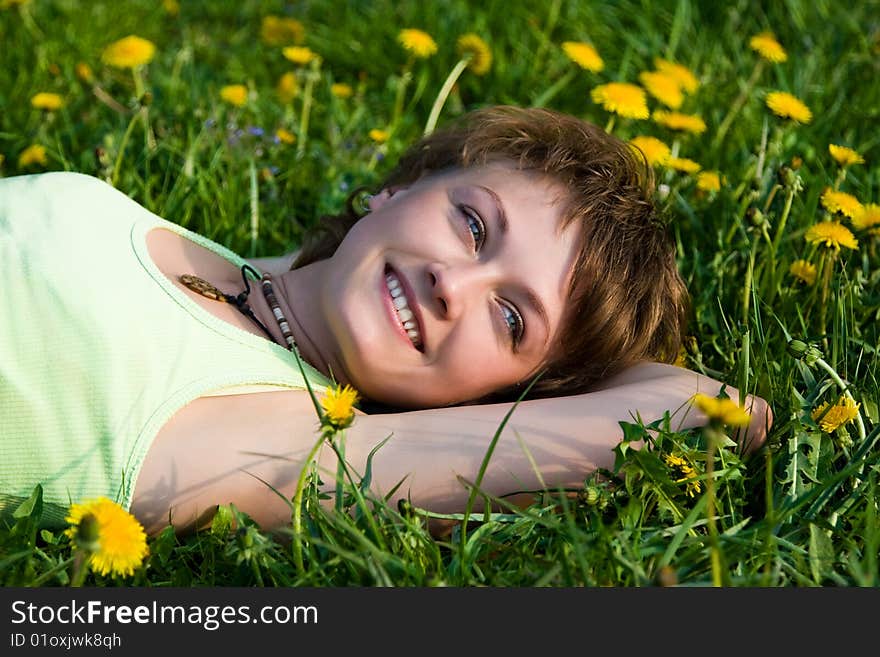 Dandelions glade