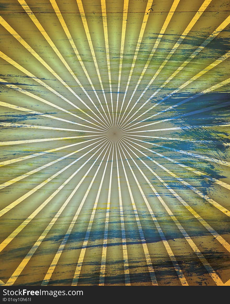 Abstract sun rays raster illustration design. Abstract sun rays raster illustration design