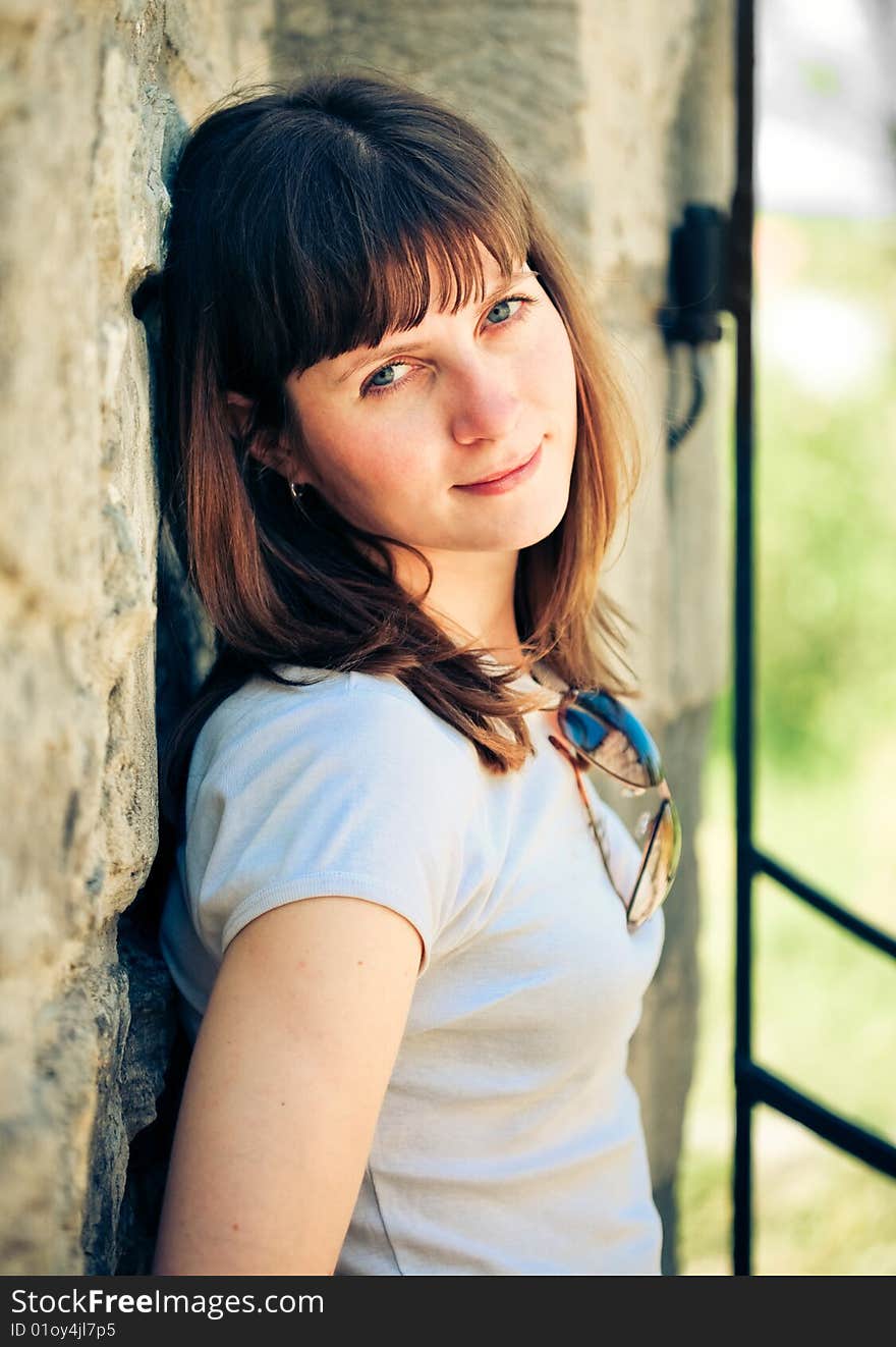 Beautiful Woman Outdoor Portrait