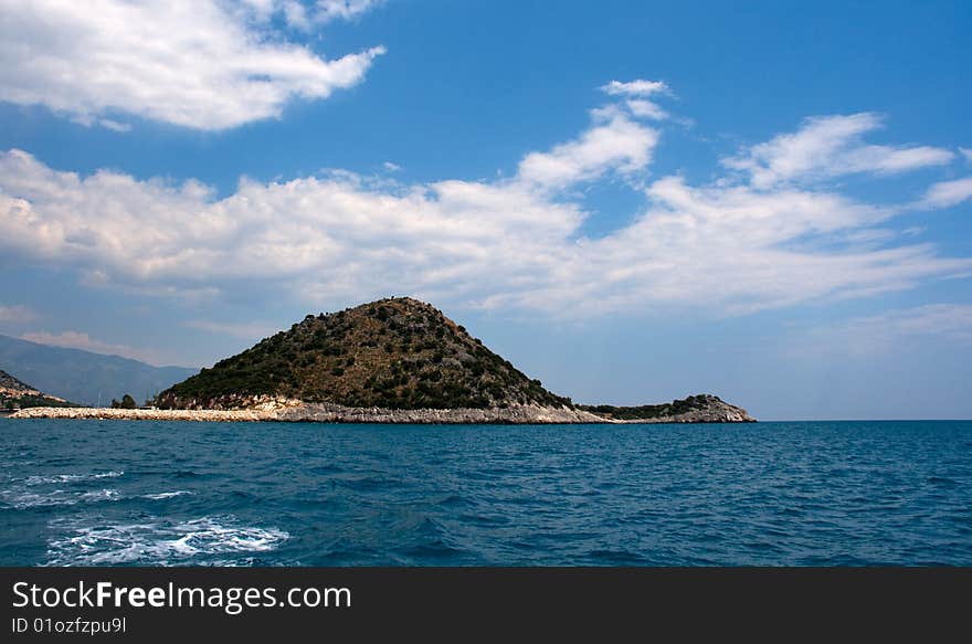 island in the Mediterranean Sea