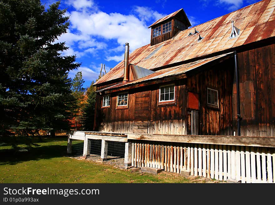 Rustic cabin high in the Rockies of Idaho. Rustic cabin high in the Rockies of Idaho