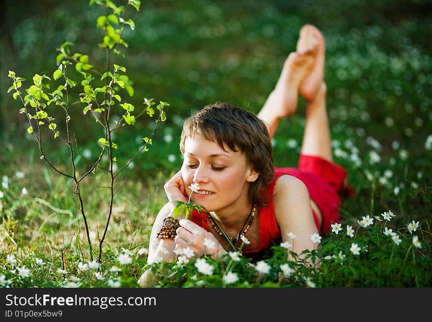 Resting  in the countryside