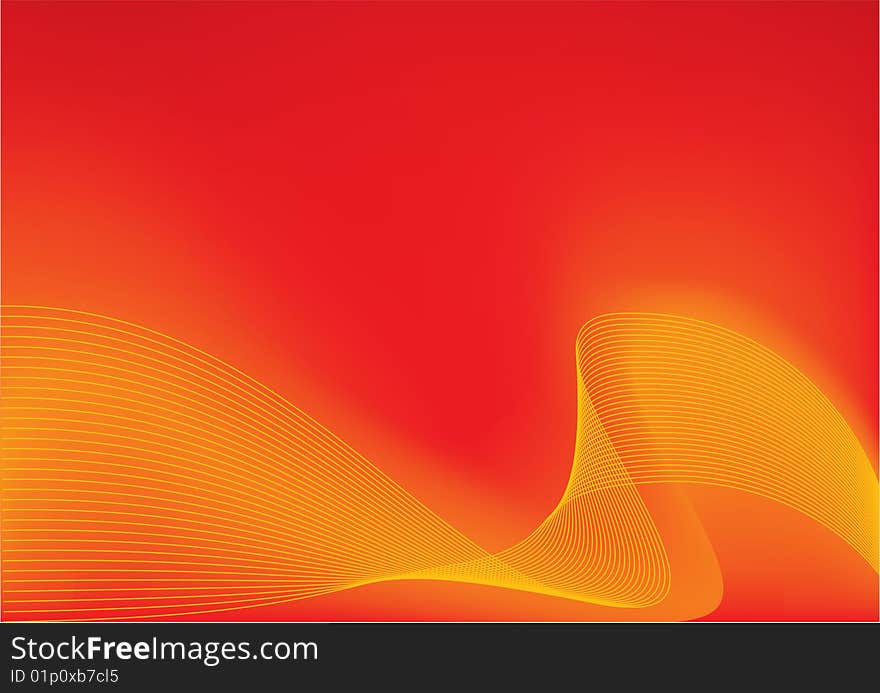 Abstract vector red background