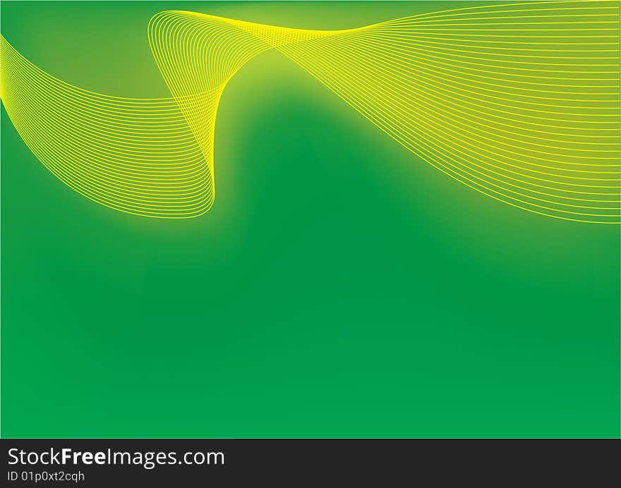 Abstract vector green background, vector