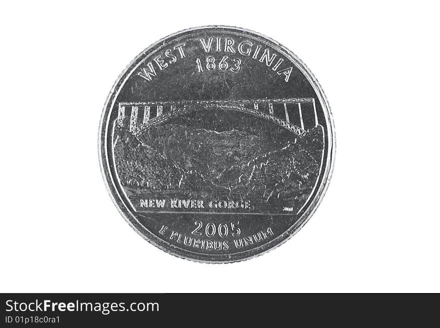 Virginia quarter dollar reverse