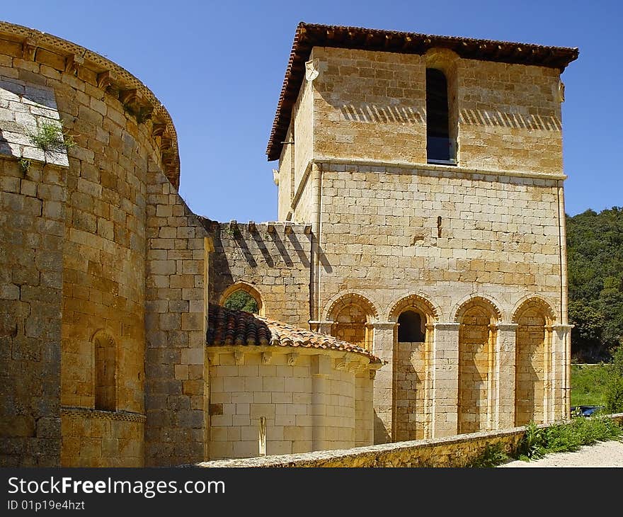 The Monastery Of San Pedro De Arlanza In Burgos