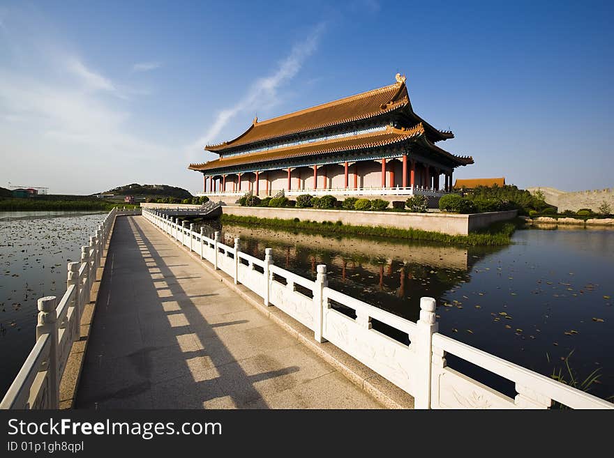 The chinese traditional building,building architecture. The chinese traditional building,building architecture.