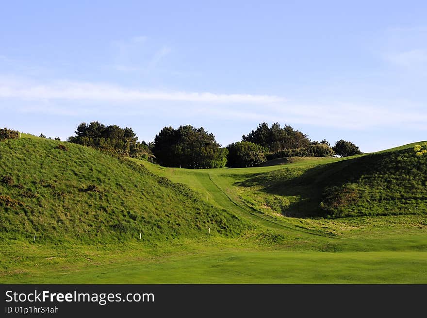 Golf park scenery