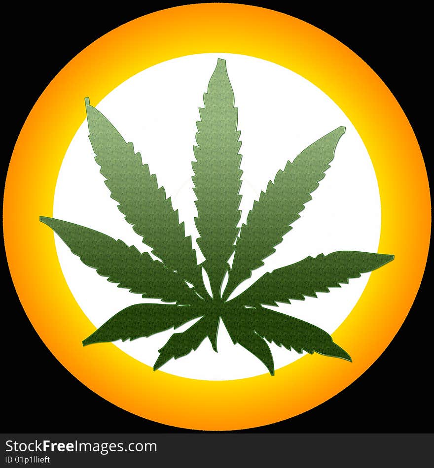 Marijuana drug flower cannabis green