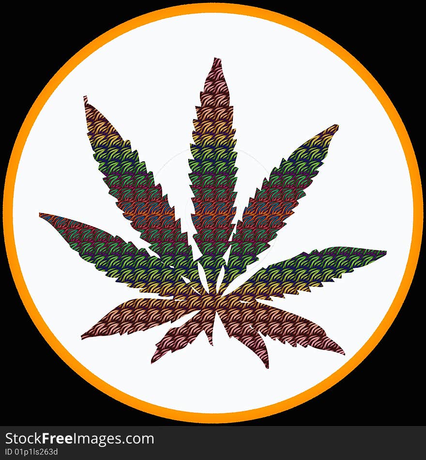 Marijuana drug flower cannabis green