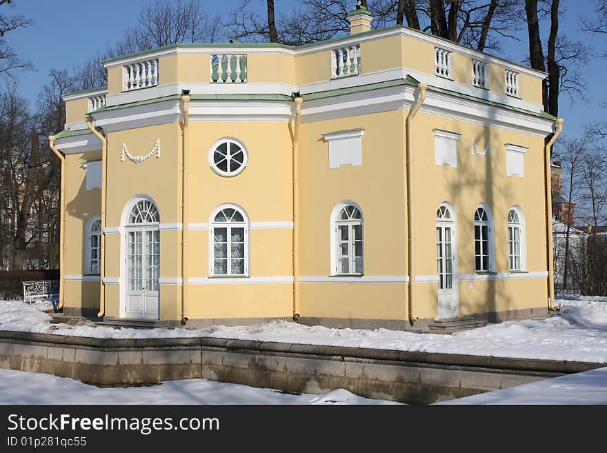 Old bath-house in the royal park