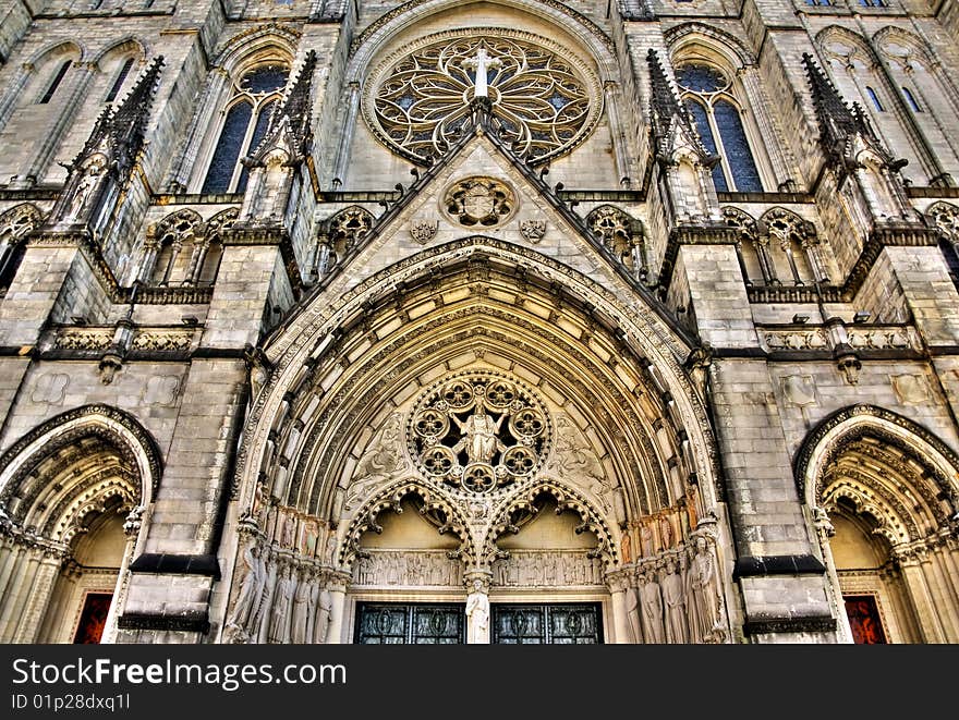 The Cathedral Church of Saint John the Divine in New York city, USA.