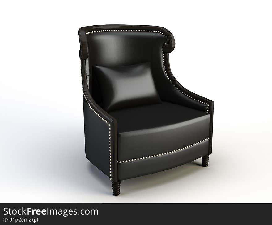 Black modern chair