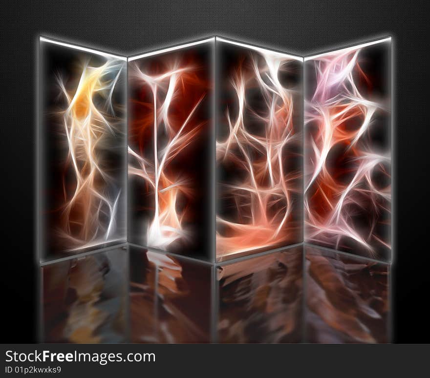 A four mood creative background