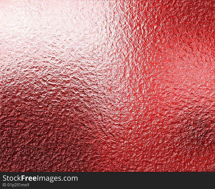 A red aluminum metal background