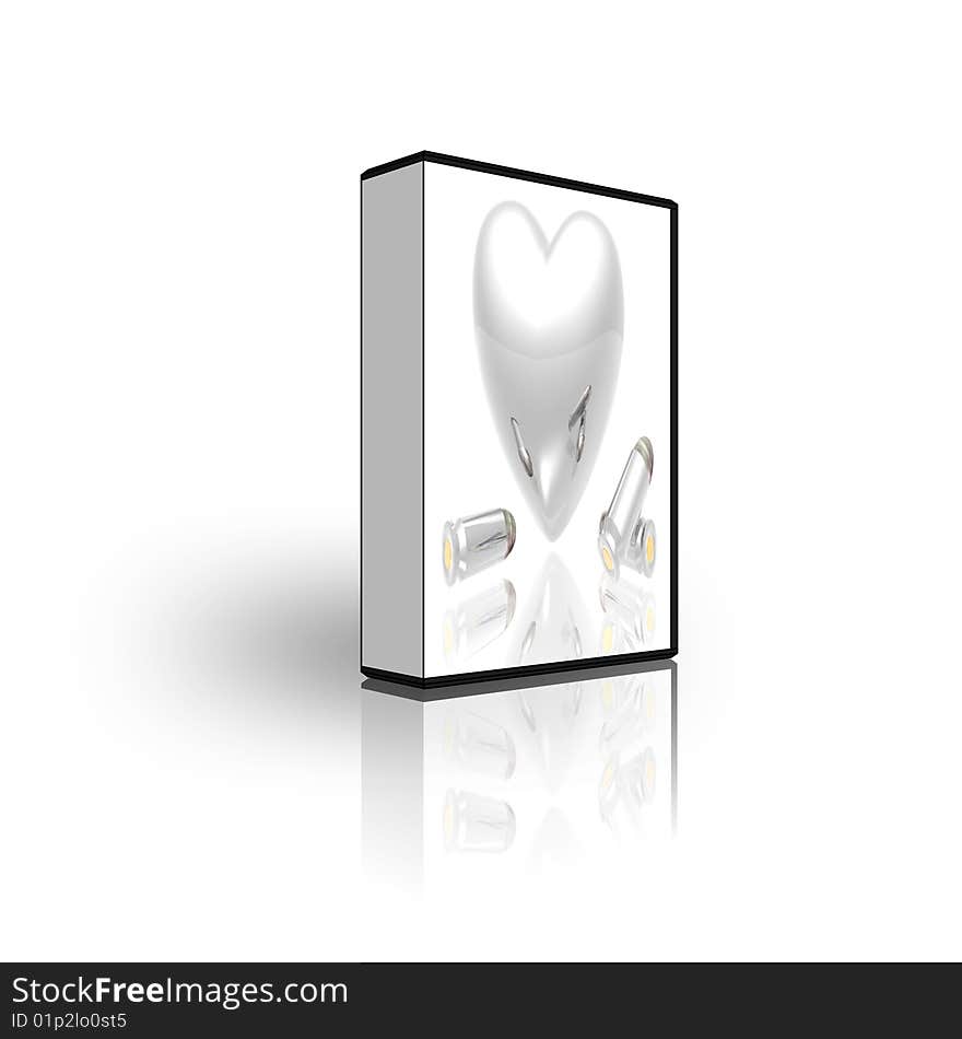 Blank CD DVD Box Template