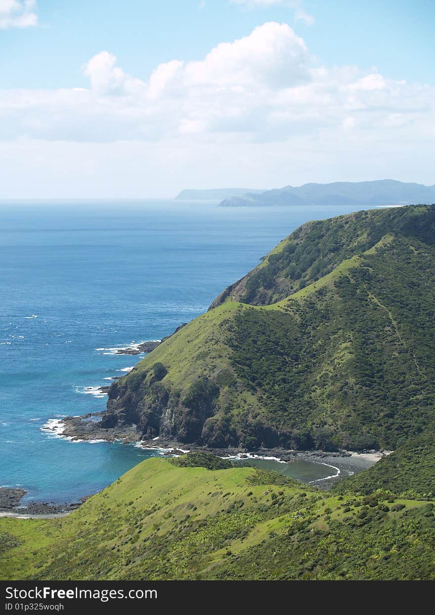 New Zealand Coast line