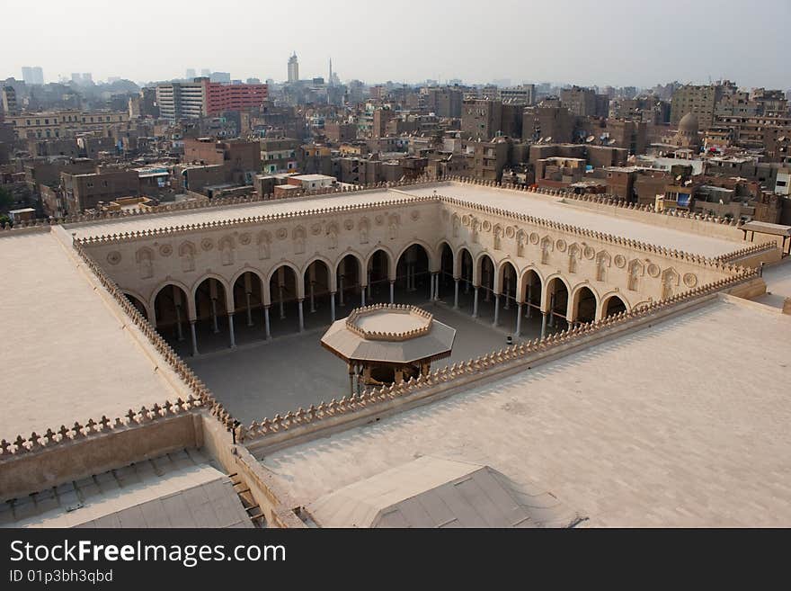 This Mosque located behind Bab Zuweila(the Gate of Zuweila) one of 3 old gates of Cairo, Egypt. This Mosque located behind Bab Zuweila(the Gate of Zuweila) one of 3 old gates of Cairo, Egypt