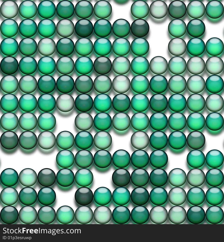 Green marbles background, tiles seamless as a pattern