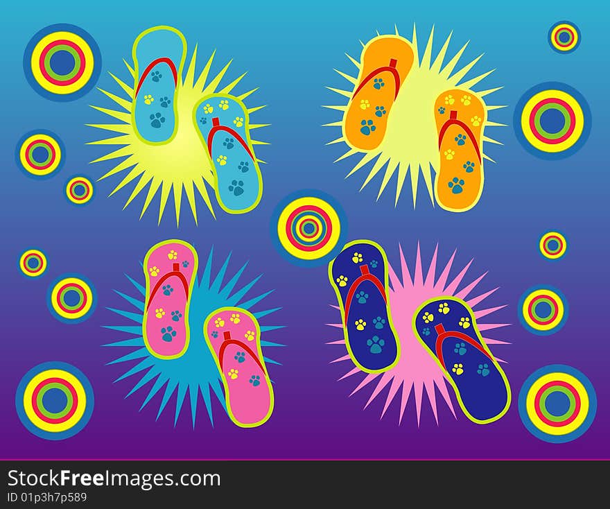 Flip flop_vector