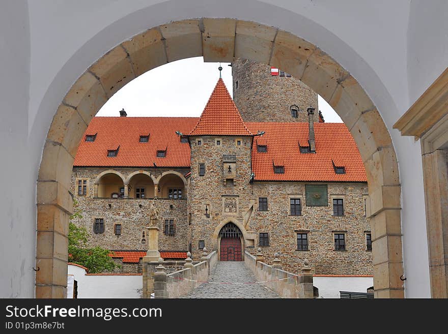 Most inportent and beautiful castle-stronghold in Czech republic,Bouzov. Most inportent and beautiful castle-stronghold in Czech republic,Bouzov.