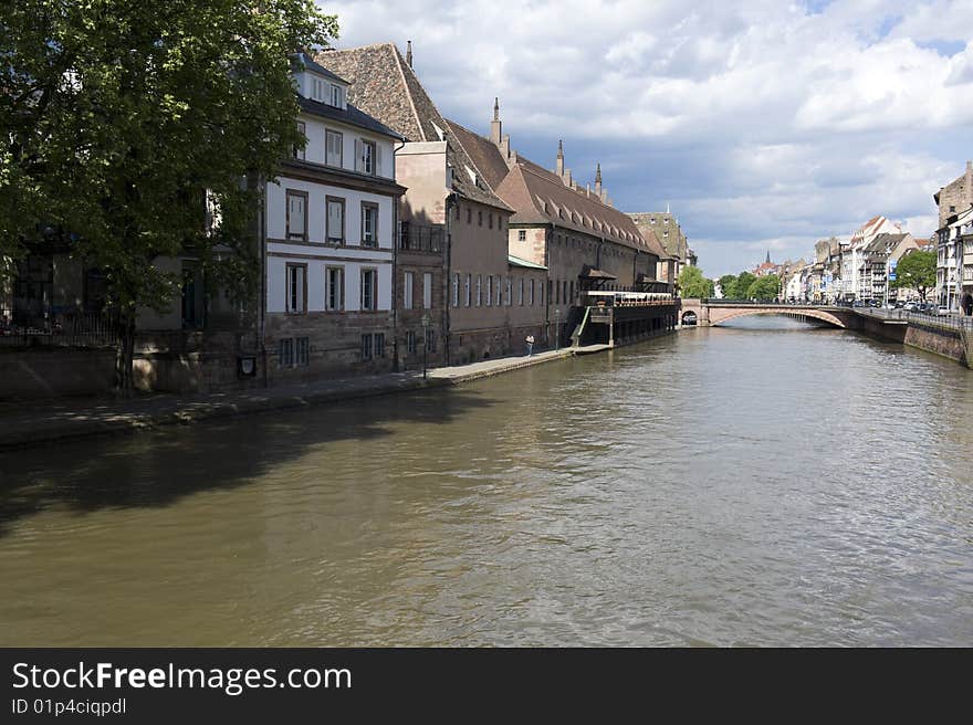 The old town of Strasbourg, France.