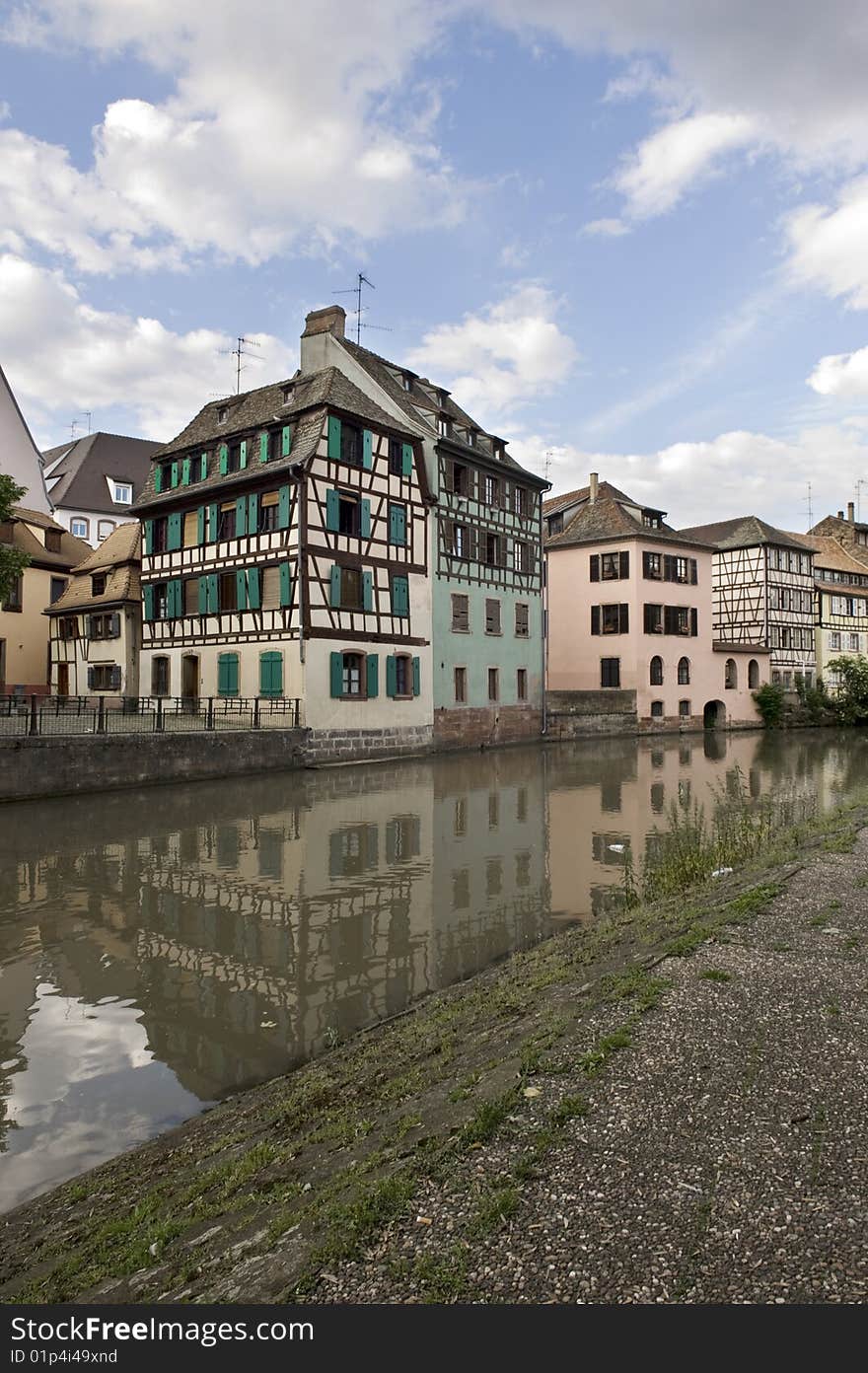 The old town of Strasbourg, France.