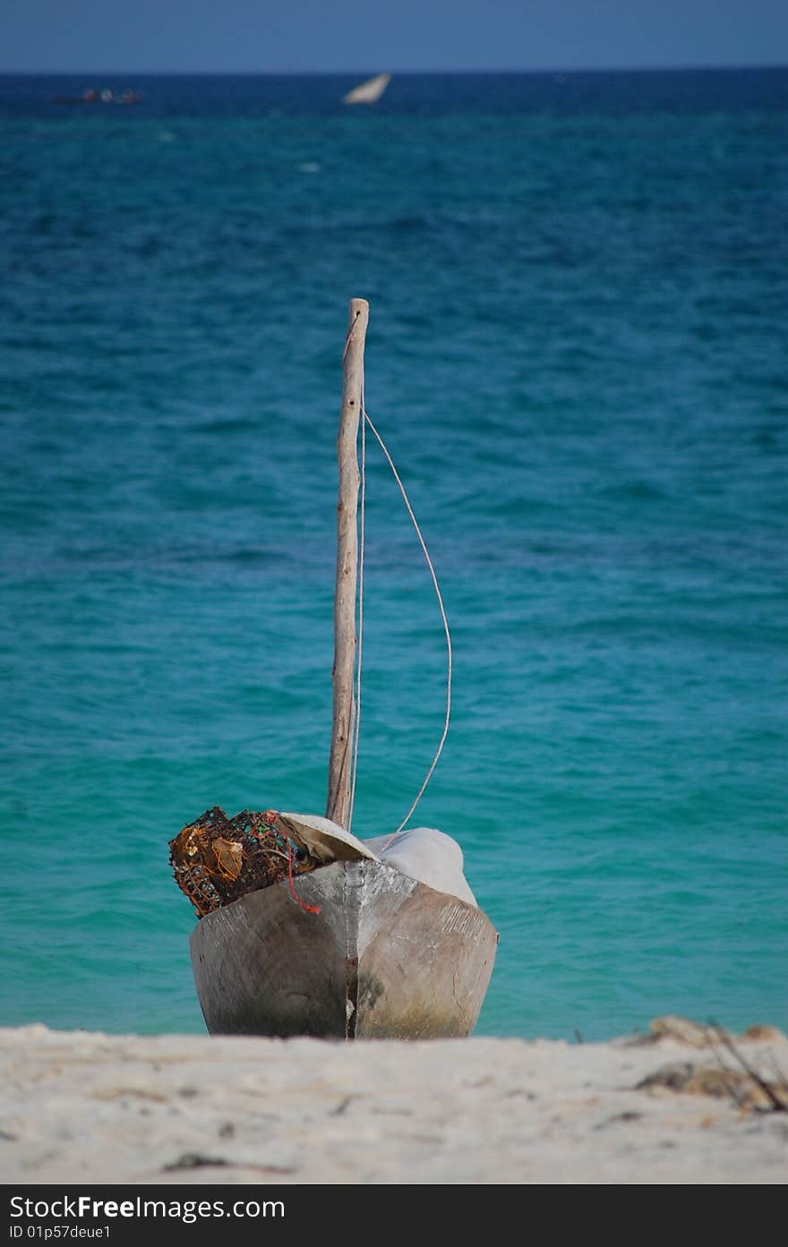 Fishing boat on the beach