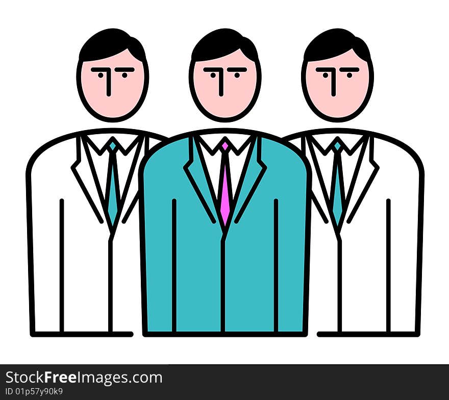 Business People. Vector Illustration