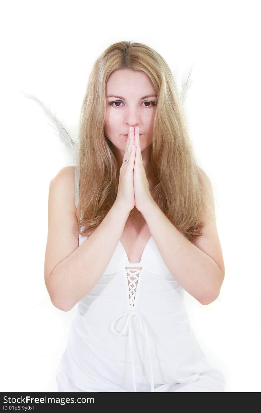 Praying Angel Girl