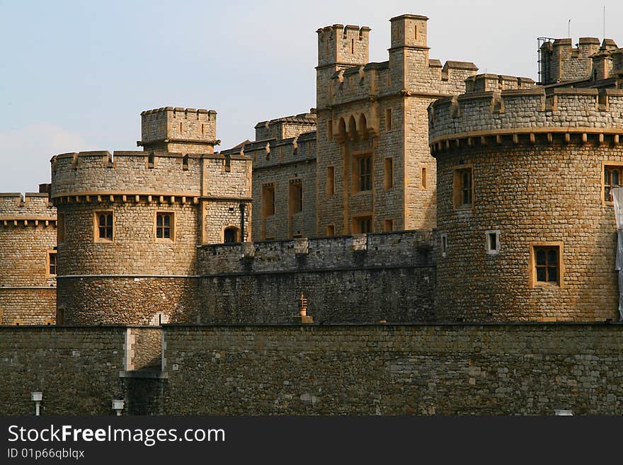 Tower of London historical site and where the crown jewels were kept