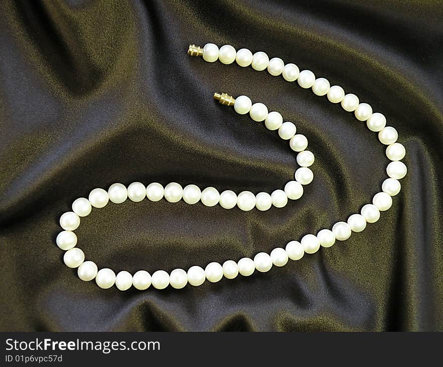 White pearls necklace