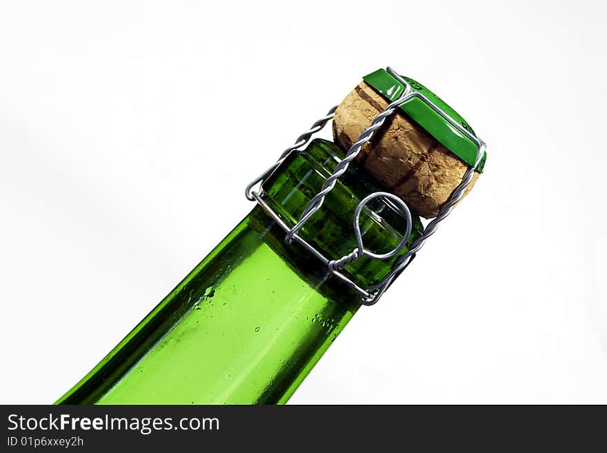 Bottle neck with cork stopper