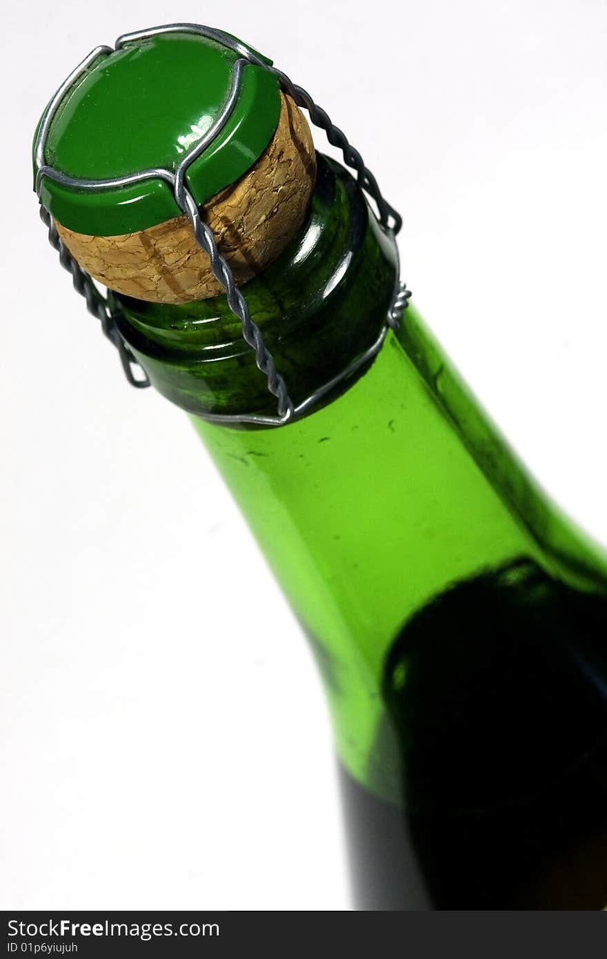 Bottle neck with cork stopper