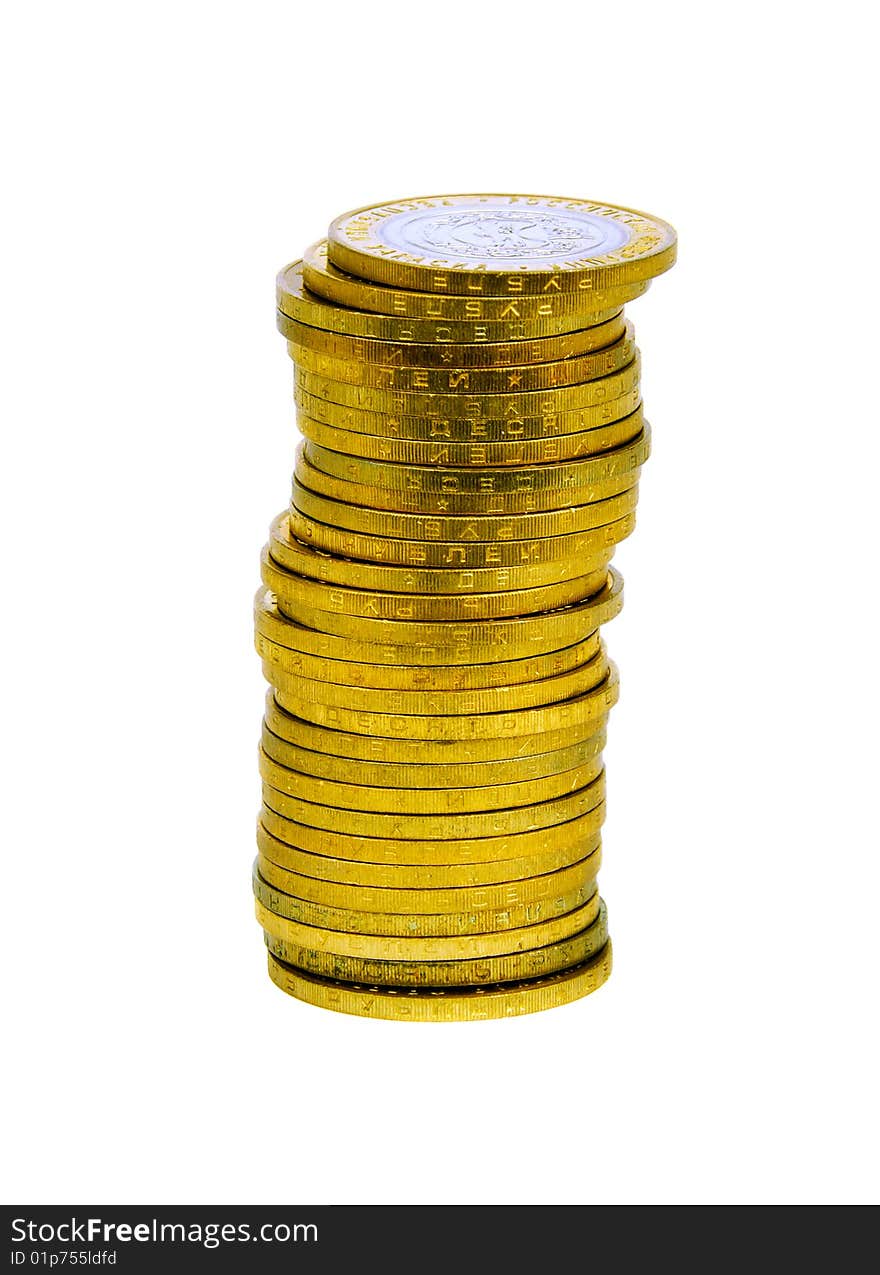 Pile of coins