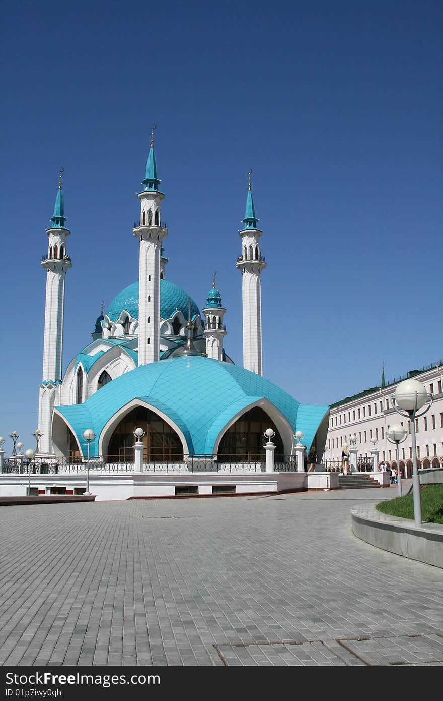 kul sharif mosque in kazan kremlin, russia