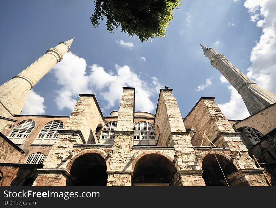 Hagia Sophia Cathedral In Istanbul