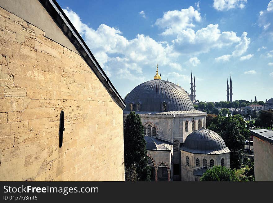 Hagia Sophia cathedral in Istanbul