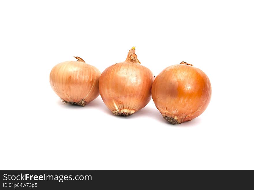 Three Onions Isolated